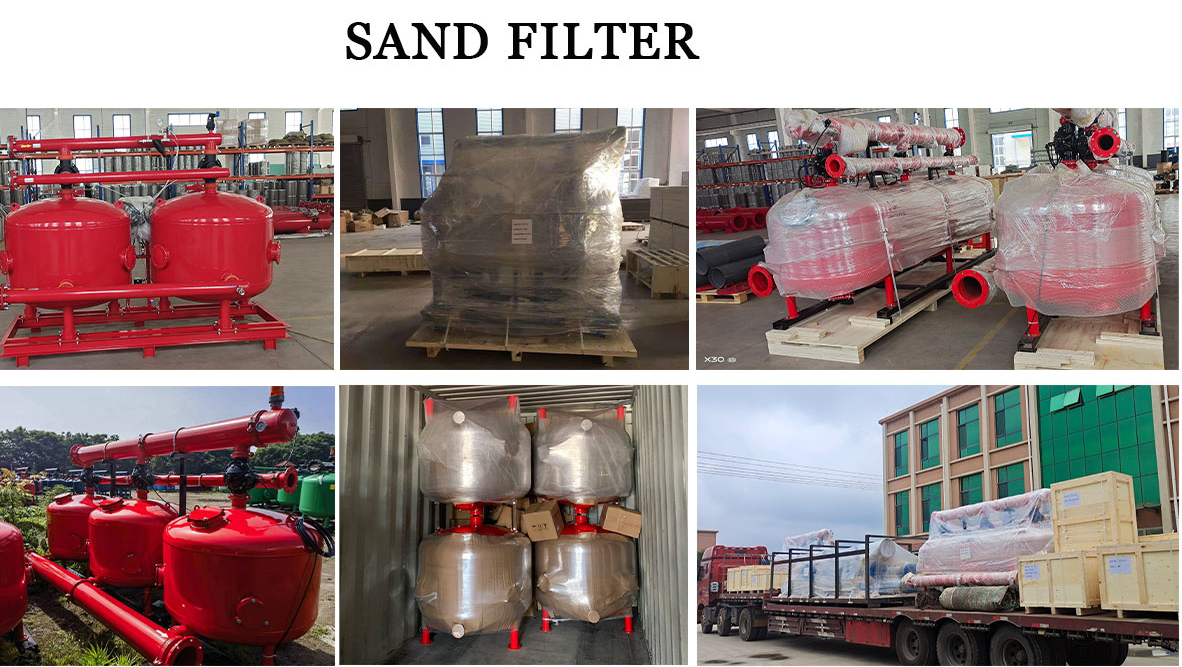 北京中遠通砂石過濾器發貨現場